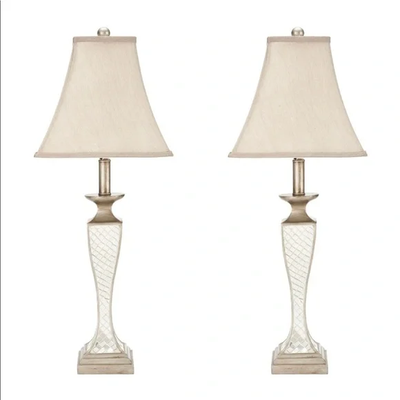 KAILEY 28-INCH H GLASS LATTICE LAMP - Picture 1 of 7